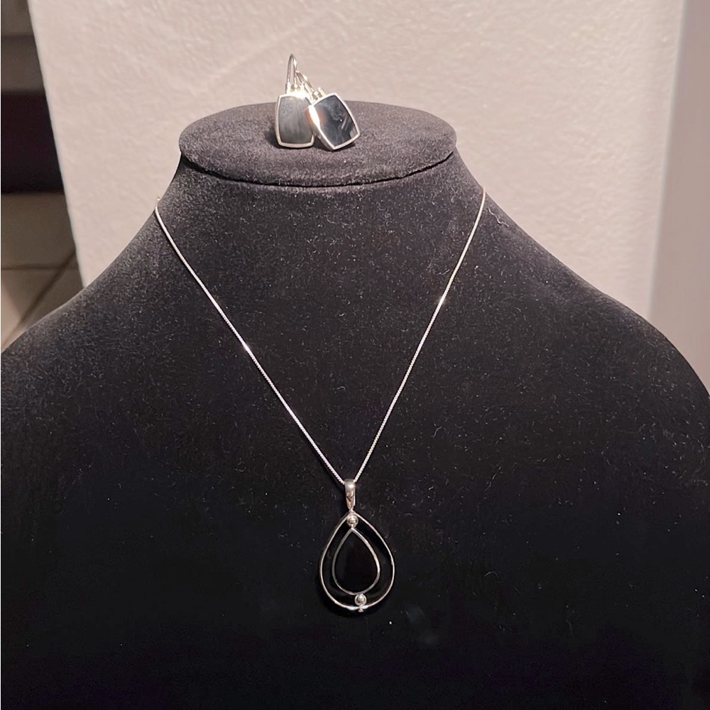 925 Silver Earring and Necklace
